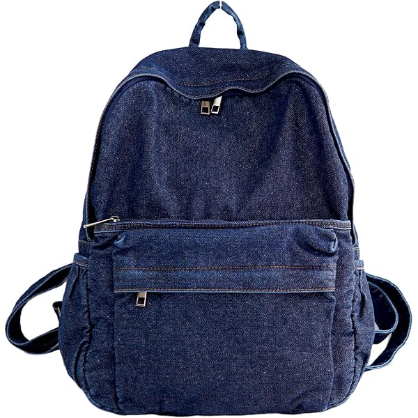 Amazon.com: Denim Small Backpack Purse for women Y2k Mini  display picture 1