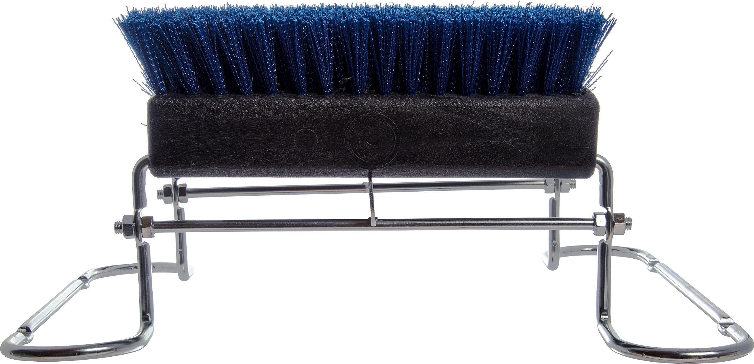 Carlisle 4042414 Commercial Boot 'N Shoe Brush Scraper with Chrome