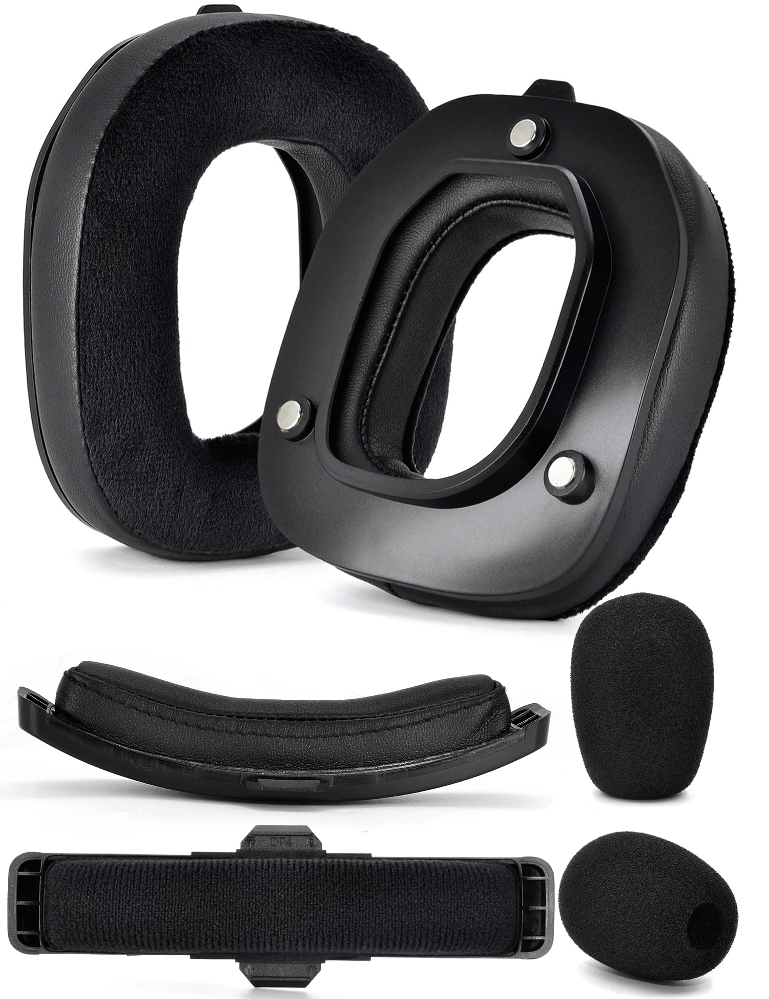 A50 Gen 4 Mod Kit - defean Replacement Earpads and Headband Compatible with Astro A50 Gen 4 Headset,Ear Cushions, Upgrade High-Density Noise Cancelling Foam, Added Thickness