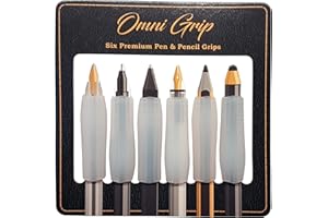 CHROME CHERRY Omni Grip 6-Pack of Premium Comfort Grips, Perfect for Apple Pencil, Apple Pencil 2, Styluses, Pens and Pencils