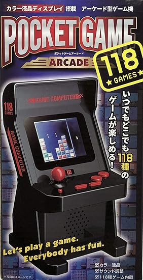 Amazon アーケード型 ゲーム機 Pocket Game ポケット ゲーム 118 カラー液晶ディスプレイ 搭載 いつでも どこでも その他のゲーム機種本体全般