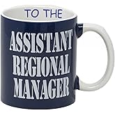 Funny Guy Mugs Assistant To The Regional Manager Ceramic Coffee Mug - 11oz - Ideal Funny Coffee Mug for Women and Men - Hilarious Novelty Coffee Cup with Witty Sayings