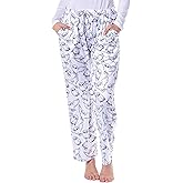 Harry Potter Womens' Hedwig Owl Character Tossed Print Sleep Pajama Pants