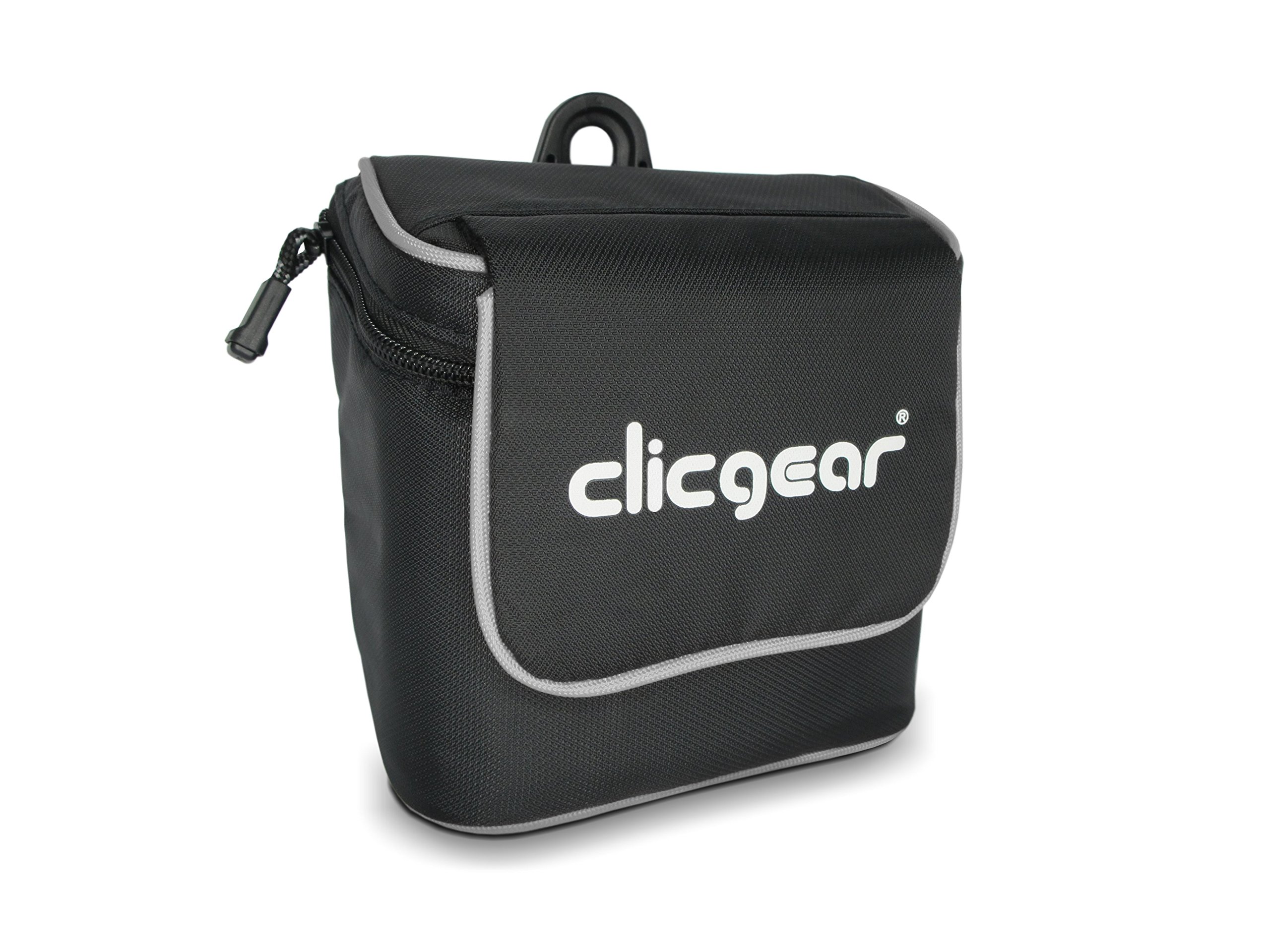 Clicgear Golf Trolley Accessory Bag, Black/White, 6" x 3.5"