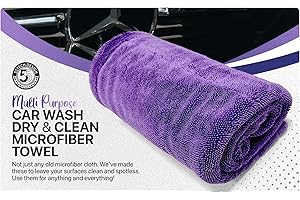 Motors Fast Drying Towels for Cars 31"x20" Car Wash Dry & Clean Microfiber Towel Twist-Loop Pile for Faster One-Pass Vehicle 