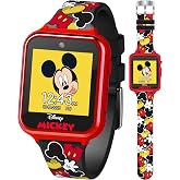 Disney Mickey Mouse Kids Smart Watch Touchscreen with Camera Games Voice Recorder Stopwatch Alarm Timer Fitness Tracker Calculator &ndash; Fits Wrist Sizes 5.5" to 8"