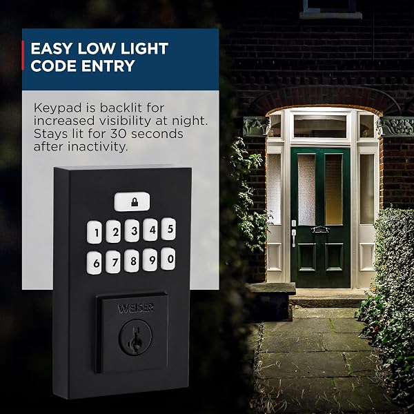 SMARTCODE ELECTRONIC KEYPAD DEADBOLT – MATTE BLACK