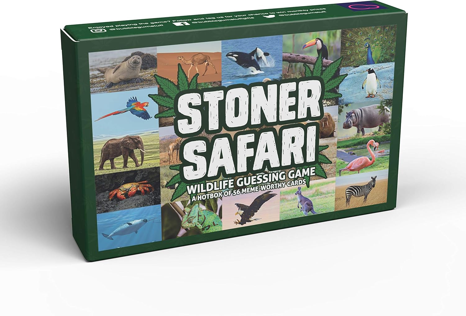 Bubblegum Stuff - Stoner Safari Game | Guess The Animals From Their Stoner Name Comedy Card Game - Fun Board Game | Suitable For Adults