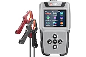 ANCEL BA101 Plus Car Battery Tester 6V 12V Load Tester,20-2000 CCA Digital Automotive Alternator Analyzer, Charging Cranking System Diagnostic Tool for Car, Truck, Motorcycle, SUV, Boat, RV, and More