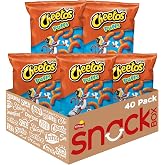 Cheetos Cheese Flavored Snacks, Puffs, 0.875 Ounce (Pack of 40)