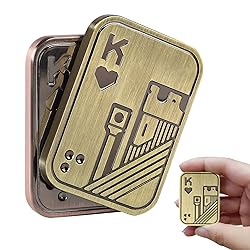 Metal Fidget Toys, EDC Fidget Slider, Poker Push