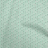oneOone Cotton Poplin Mint Green Fabric Christmas