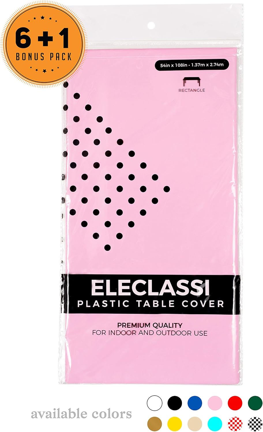 Best light pink table cloth plastic