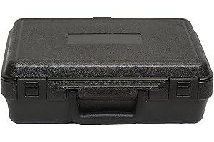 PFC 135-100-033-5PF Plastic Carrying Case with Foam 13 1/2"X10"X3 1/4", 3.25" Height, 10" Width, 13" Length,