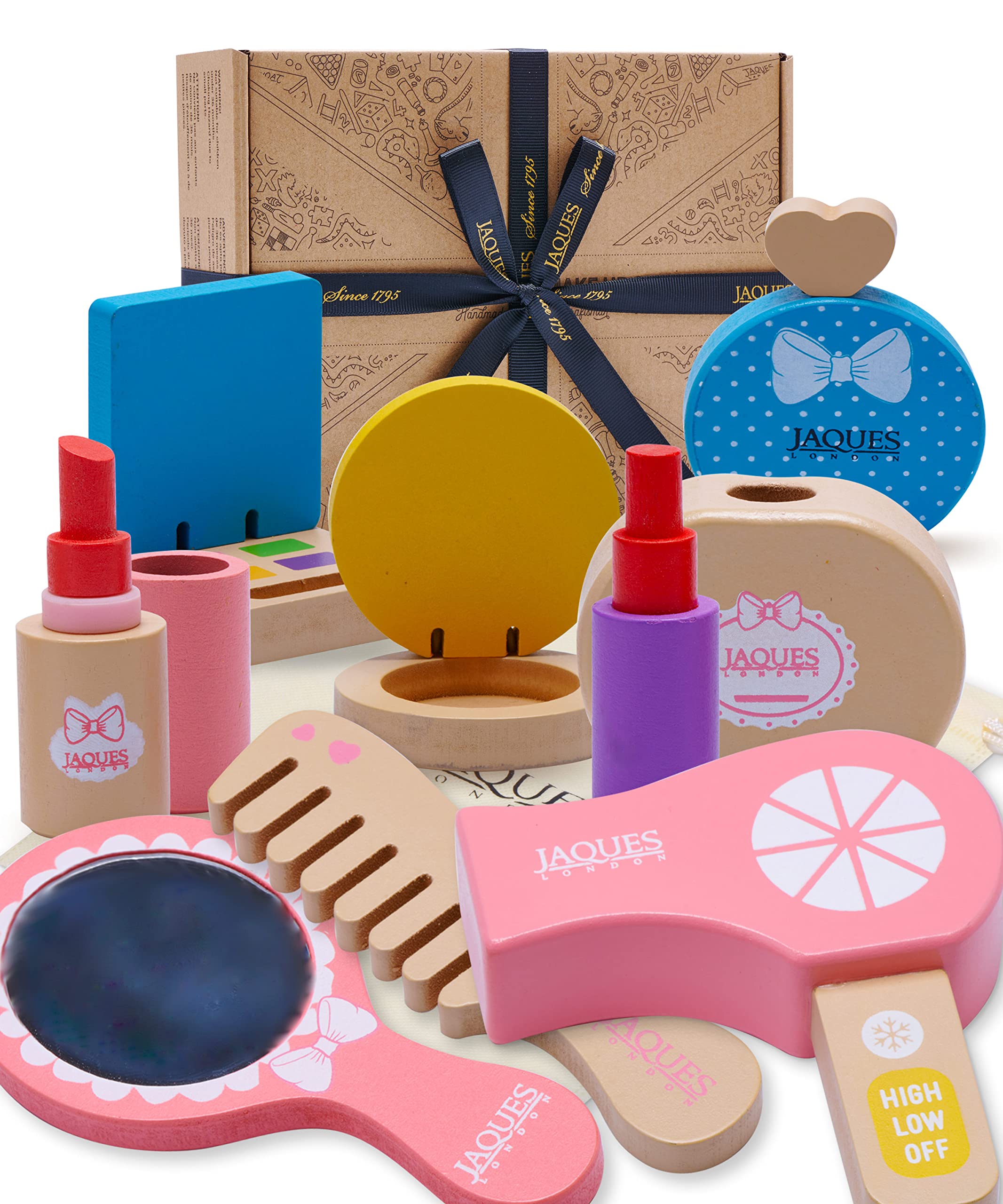 Jaques of London Make up Set | Pretend Play | Wooden Makeup Set Kids | Toys for 3 Year Old Girls | Since 1795