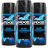 AXE Fine Fragrance Collection Body Spray Blue Lavender 3 Count 2.9 oz | Aluminum Free 72 Hour Freshness