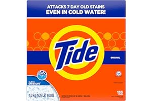 Tide Powder Laundry Detergent, Original Scent, 133 Loads, 4.2 kg