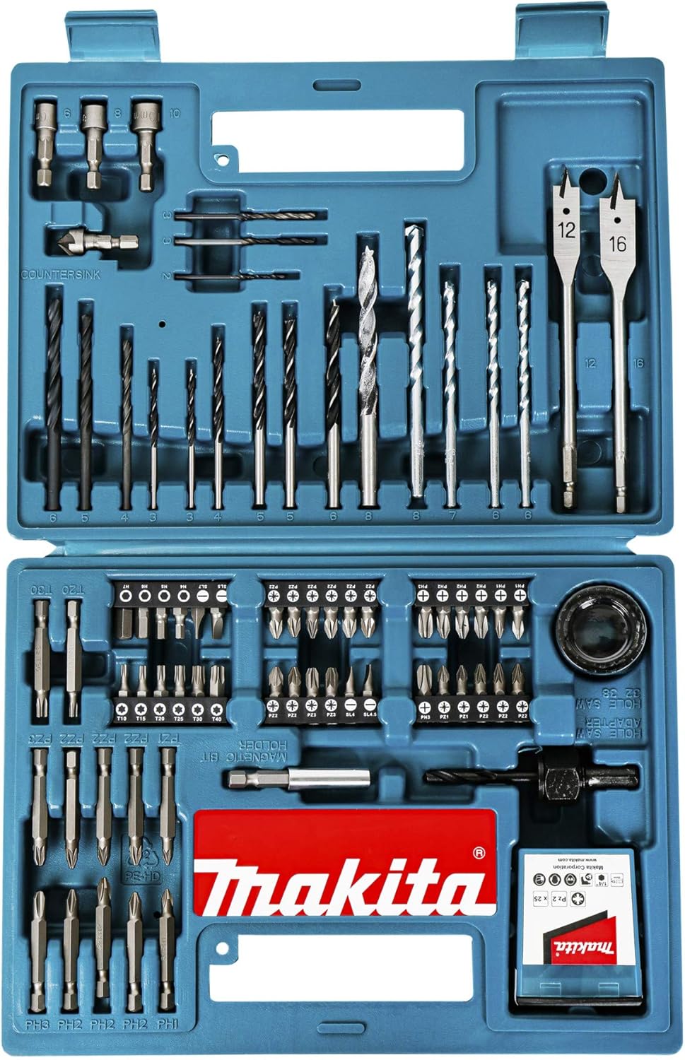 Makita B-53811 Drill & Screwdriver Bit Accessory Set (100 Piece), Multi-colour, 100 Count - Image 4