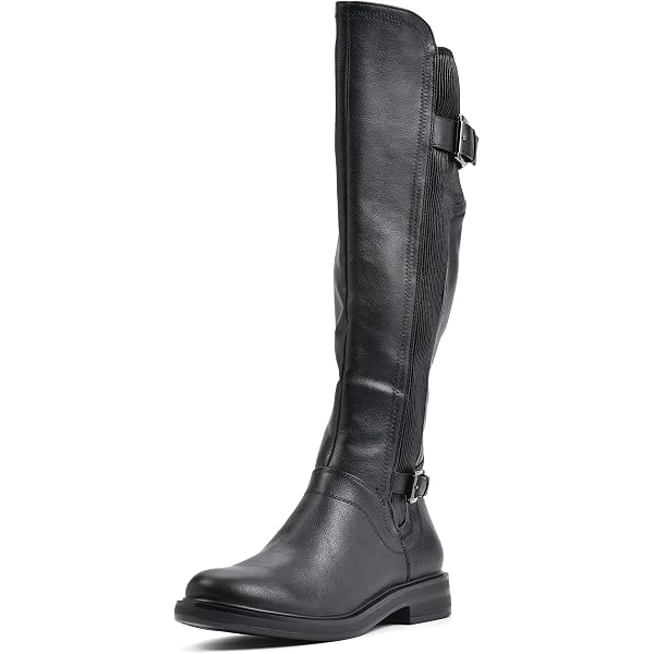 Bottes équitation Alpine Swiss Erica Femme - Mollet Extensible, Talon 3.3cm