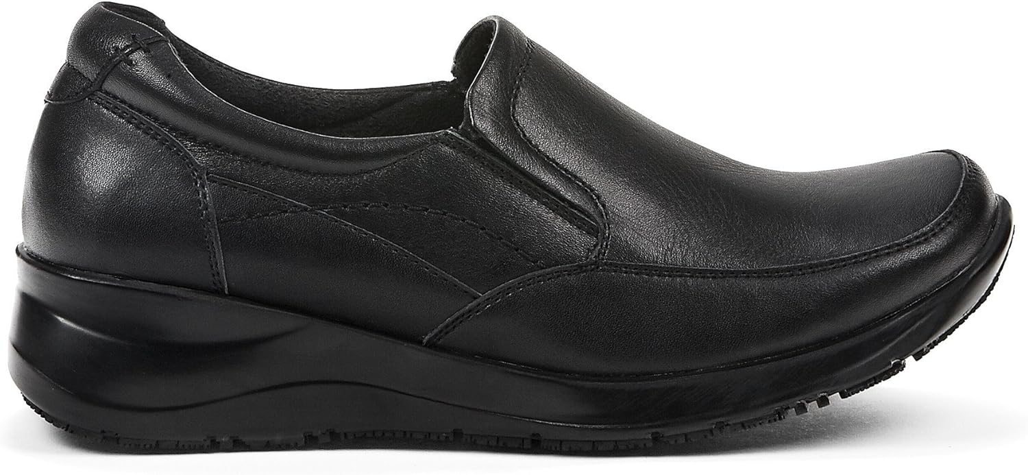 womens all black comfortable work shoes