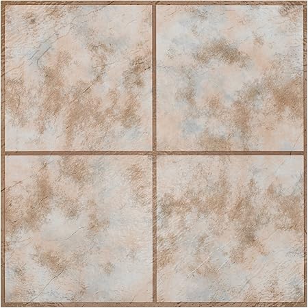 Vinyl Floor Tiles Wood Marble Look 2mm Thick Highly Durable