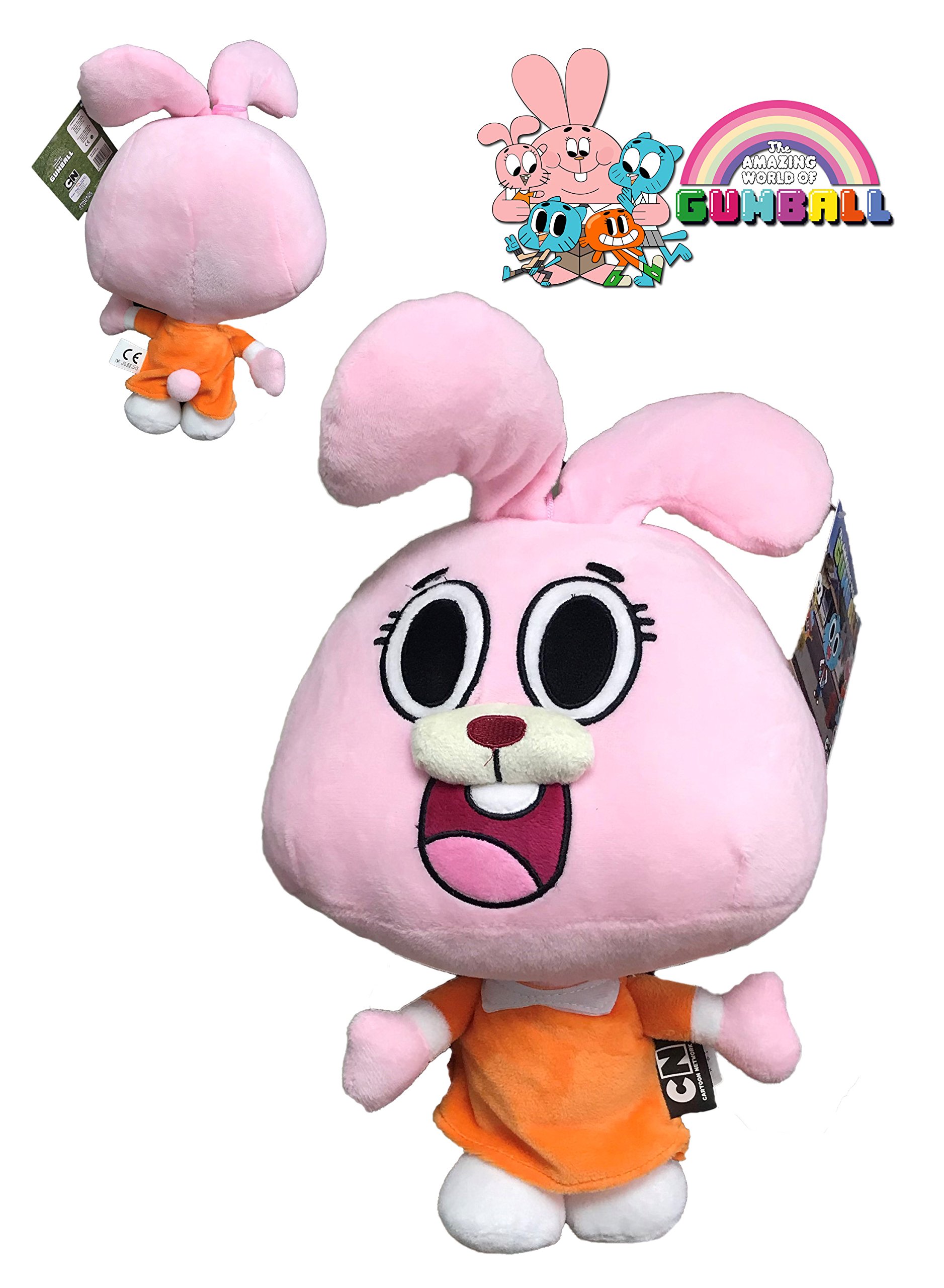 The Amazing World of GUMBALL - Plush toy Anais pink character (15"/40cm) - Quality Super Soft -rosa -