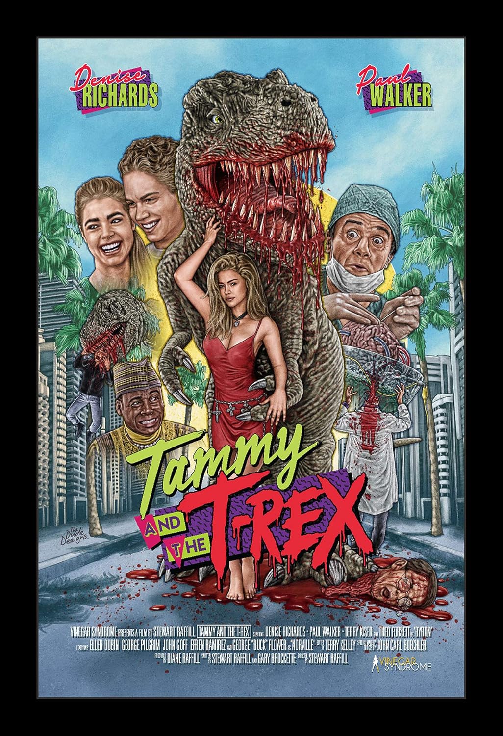 Wallspace 11x17 Framed Movie Poster - Tammy and The T-Rex