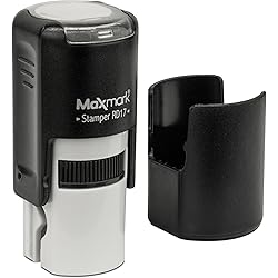 MaxMark Round Self Inking Emoji Stamp - in Love