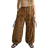 Siamrose Yoga Harem Pants Men Women Baggy Casual Lounge Trousers Adjustable Length 2 Pockets