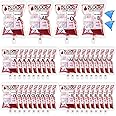 40 Pack Blood Bags for Drinks,8.5oz Halloween Decoration Drink Container,Reusable Food Grade Drink Pouches with Funnel,Nurse Party Decorations Halloween Party Favors for Adults