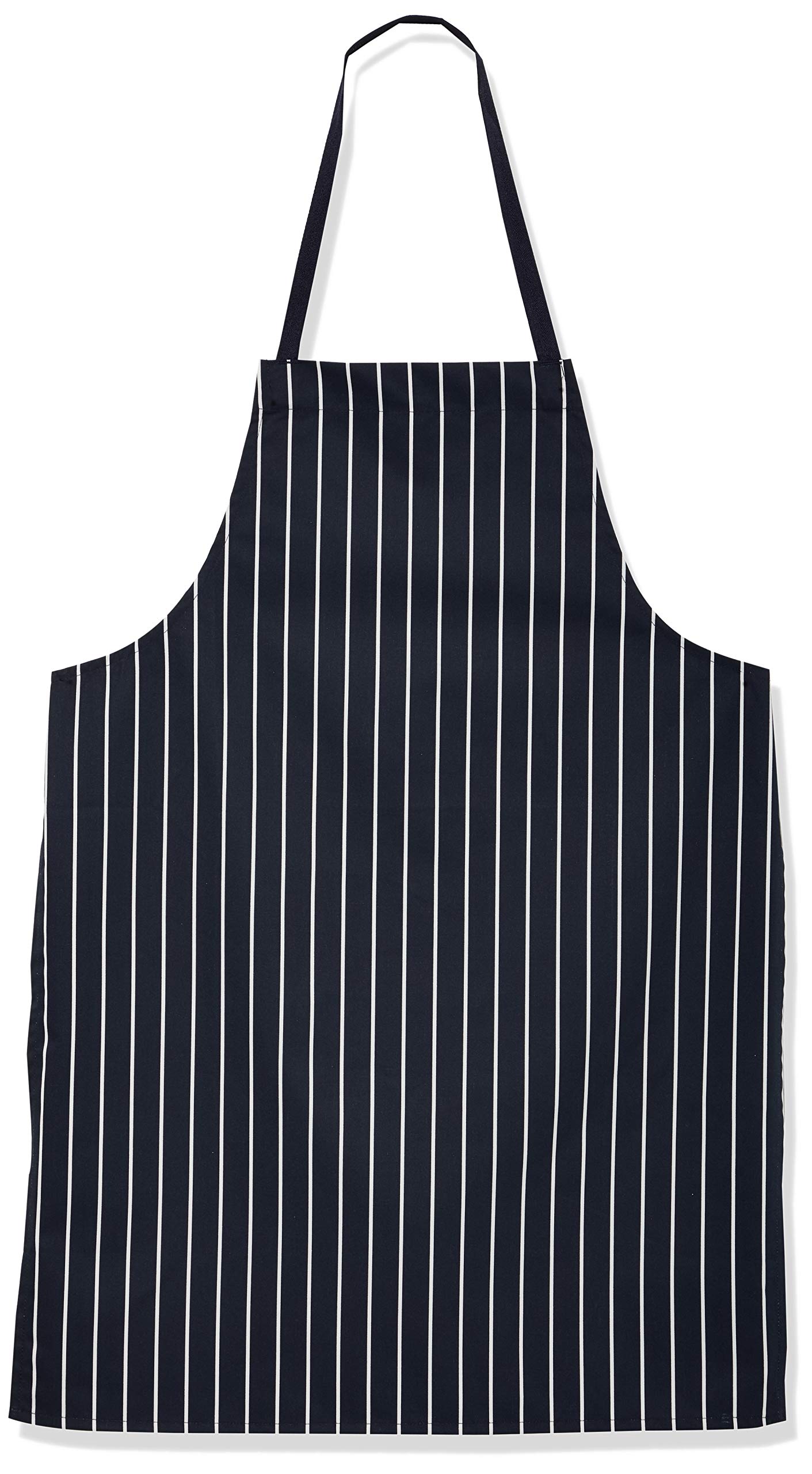 Genware NEV-NA11 Butchers Stripe Apron, PVC, Waterproof, 72 cm x100 cm