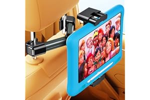 TAZENI Tablet Holder for Car Backseat, Thick Case Friendly for iPad Holder for Car, Universal Car Tablet Holder Headrest, Sta