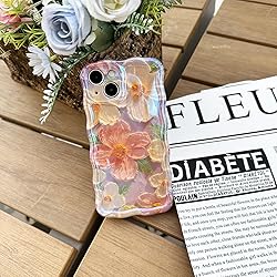 Sayoaho Designed for iPhone 13 Case for Women, Cute