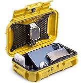 Evergreen 56 Dry Box - EDC Tough Protective Case USA Made for Organization of Cameras, Phones, Camping, Fishing, Hiking, Water Sports (Yellow)