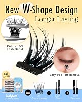 BEYELIAN Self Adhesive Eyelashes Clusters Press On Lashes Kit 10-16mm view 7