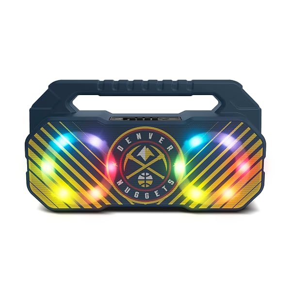 SOAR NBA WIRELESS BOOMBOX SPEAKER, DENVER NUGGETS