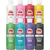 Apple Barrel Acrylic Craft Paint Set, Matte Finish, Set of 8, 8 Fl Oz (Pack of 8), Assorted