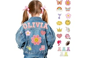 Personalized Jean Jacket with Name, 1-8 Year Old Birthday Gifts, Christmas Presents