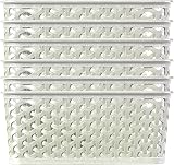 Curver My Style Rattan Effect Storage Basket 13 Litre Pack of 3 Vintage Cream view 4
