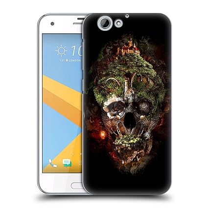 Head Case Designs Offizielle Riza Peker Schloß Schädel 7 Ruckseite Hülle für HTC One A9s