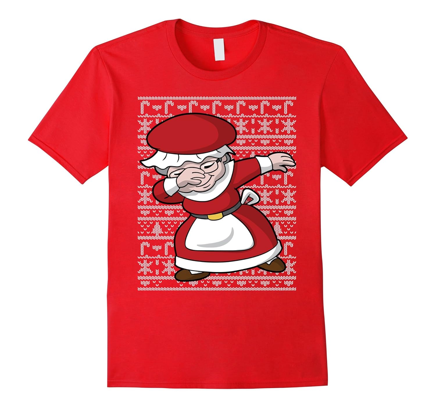 Dabbing Christmas Mrs Claus Dab Shirt-Rose