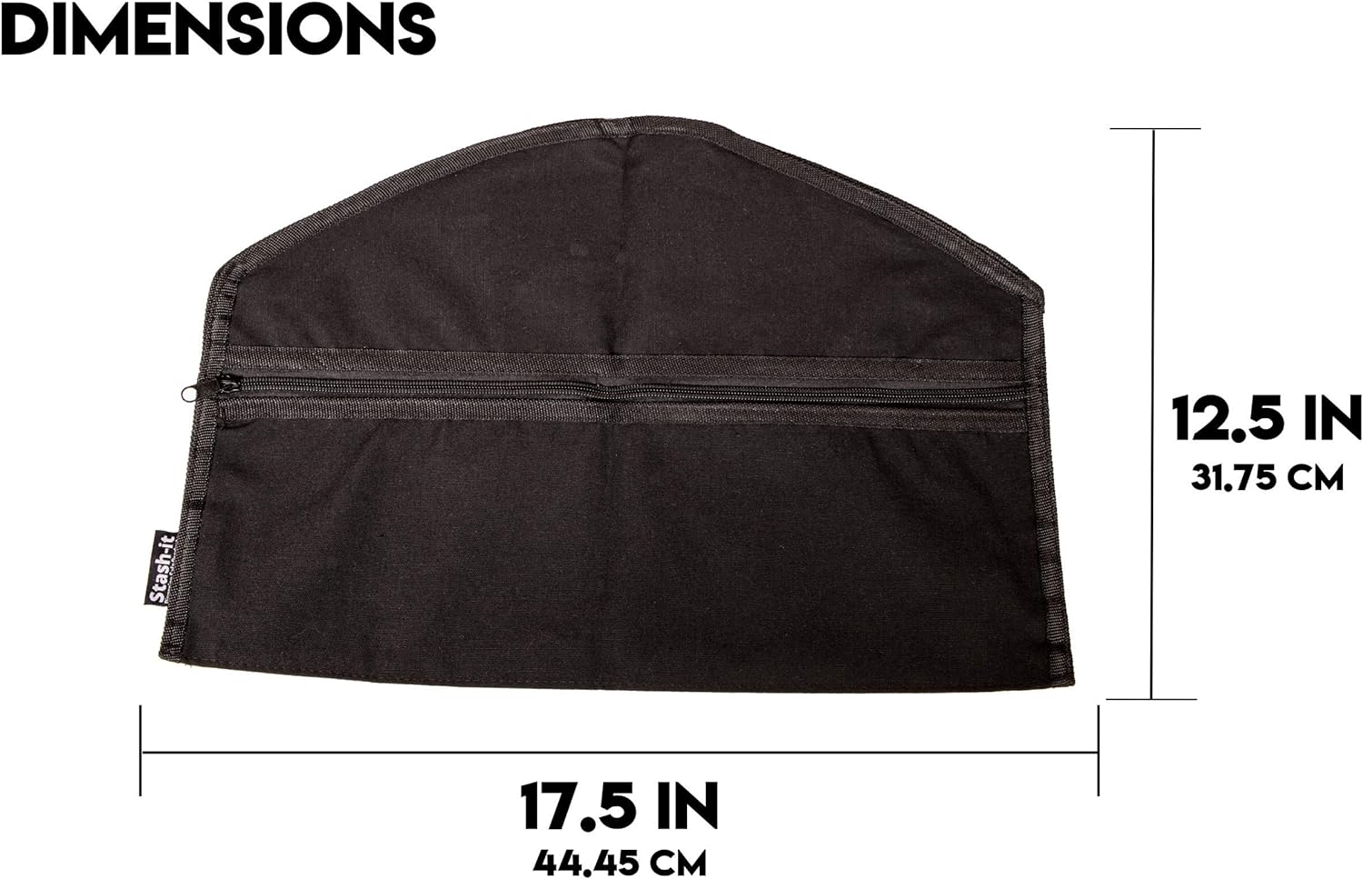 Hanger Diversion Safe by Stash-it, Hidden Pocket Safe, Fits Under Hanging Clothes with Pocket to Hide Valuables for Home or Travel with Bonus Smell Proof Bag - - 