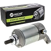 NICHE Starter Motor for Suzuki 31100-19F10 | For Suzuki, Fits 1999-2008, 2017-2023 SV650, 2003-2008 SV650A, 1999-2008 SV650S, 2003-2008 SV650SA, 2009, 2015 SFV650