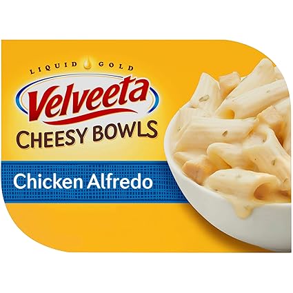 Amazon Com Velveeta Cheesy Bowls Chicken Alfredo 9 Oz Box Velveeta Skillets Cheesy Alfredo Grocery Gourmet Food