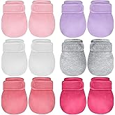 Adjustable Baby Mittens No Scratch Newborn Cotton Breathable Gloves Warm Baby Mitts for Boys Kids