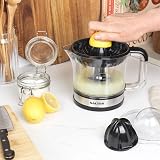 Salter Electric Fruit Juicer Citrus Press 600ml BPA Free Cones Pulp Control view 5
