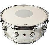 DW Design Series Acrylic Snare Drum - 6 inches x 14 inches, Clear