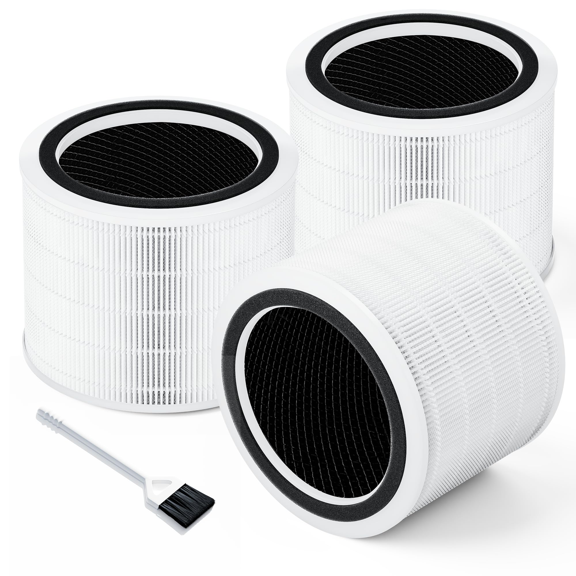 Photo 1 of Funmit Core 200S Replacement Filter for Core 200S Smart WiFi Air Purifier, 3-in-1 H13 True HEPA Filter Replacement and High-Efficiency Activated Carbon, Part # Core 200S-RF, 3 Pack