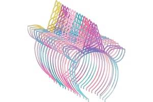 URSKYTOUS 18Pcs Unicorn Birthday Party Favors Unicorn headbands Halloween Christmas Gift Headware for Teens Toddlers Children