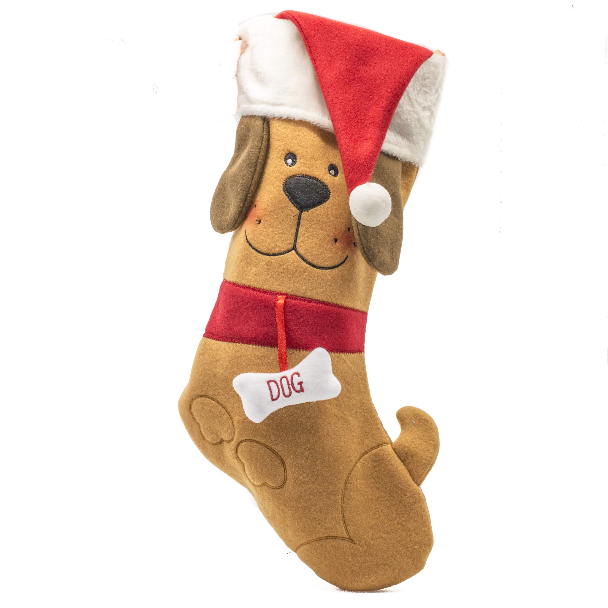 PROtastic Christmas Xmas Dog stocking - Hang your dogs stocking ready for Santa Paws coming.